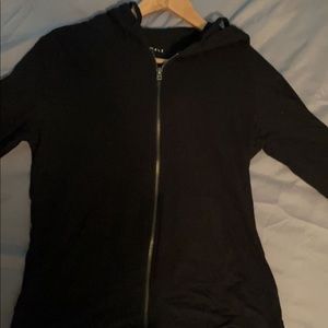 Black zip up sweatshirt